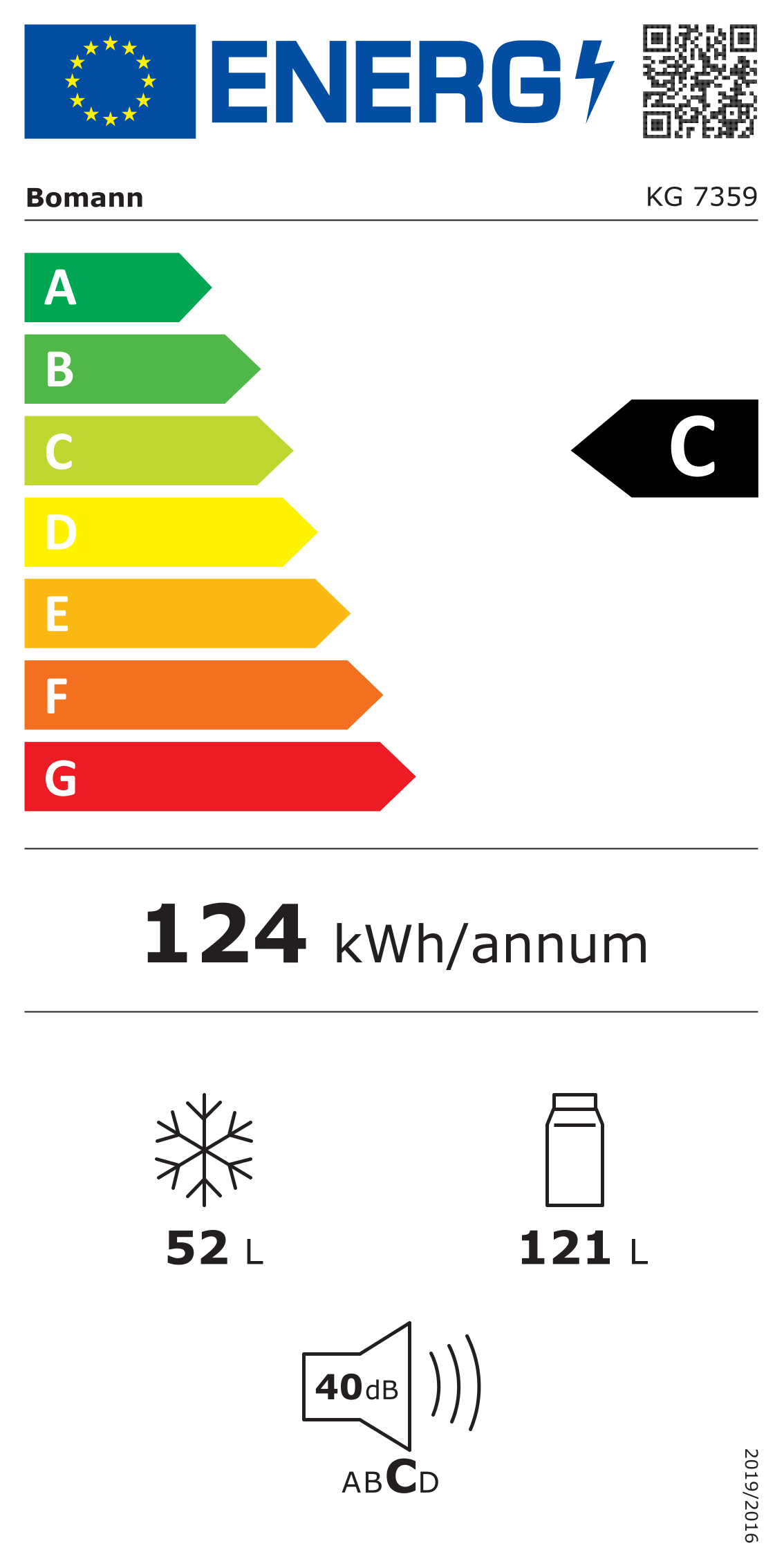 Külmik Bomann KG7359W