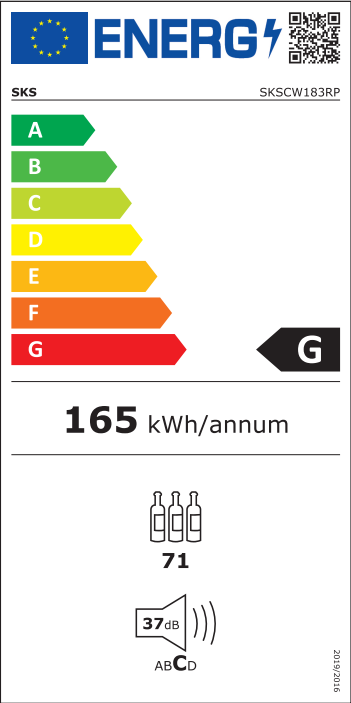 Integreeritav veinikülmik SKS SKSCW183RP - Pilt 8