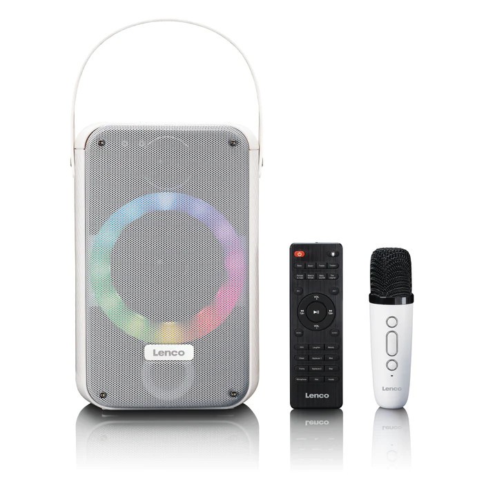 Karaokekõlar Lenco BTC060WH valge