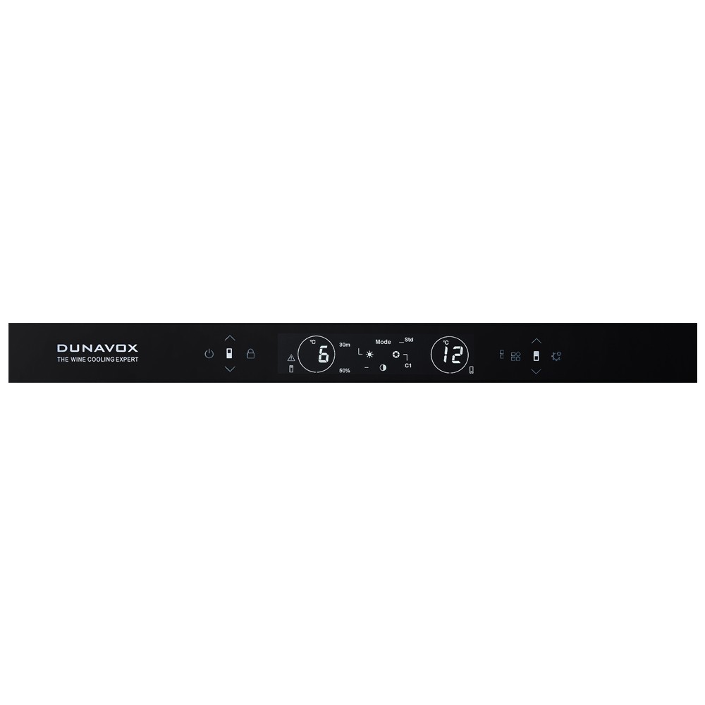 Integreeritav veinikülmik Dunavox DVH-25.65DB.TO Horizon