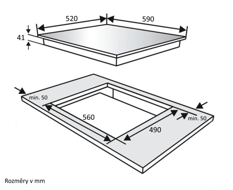 Keraamiline pliidiplaat Kluge KPV6010B - Pilt 5