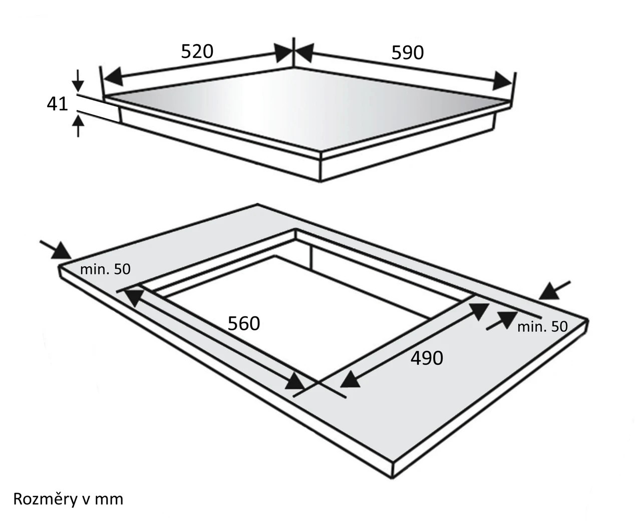 Keraamiline pliidiplaat Kluge KPV6010B