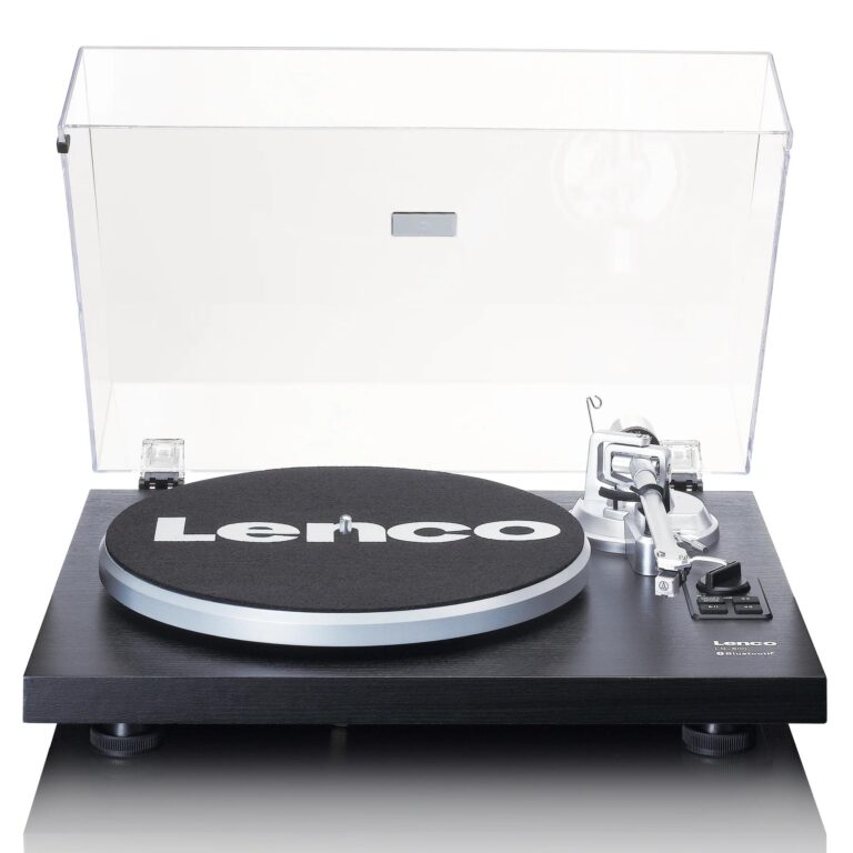 Hi-Fi vinüülplaadimängija väliste kõlaritega Lenco LS500BK must - Pilt 4