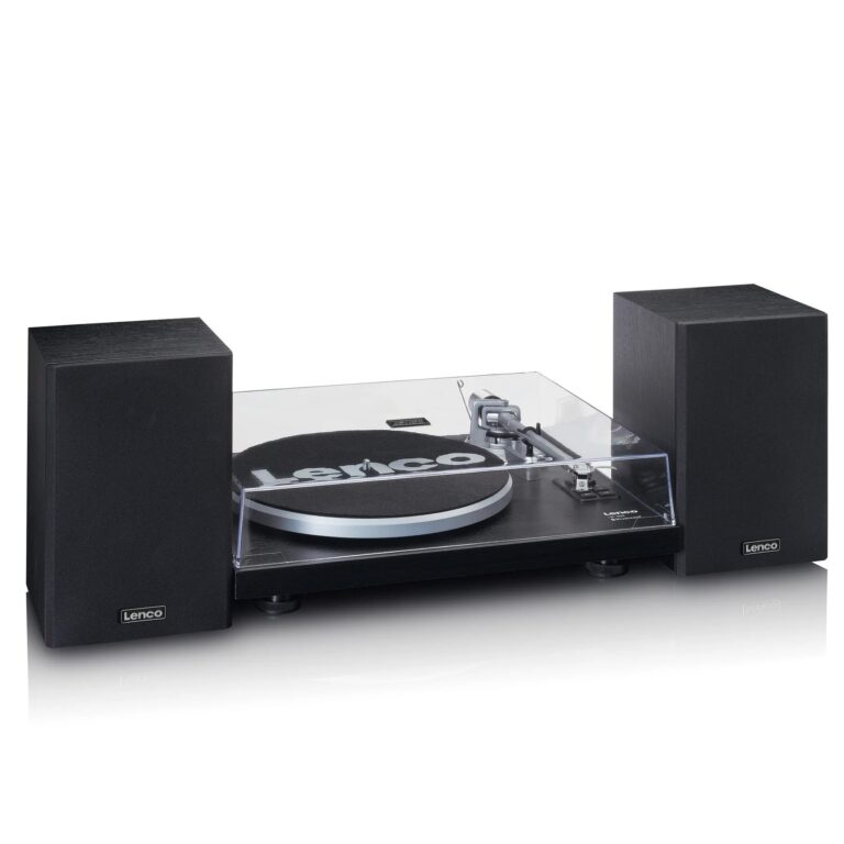 Hi-Fi vinüülplaadimängija väliste kõlaritega Lenco LS500BK must - Pilt 5