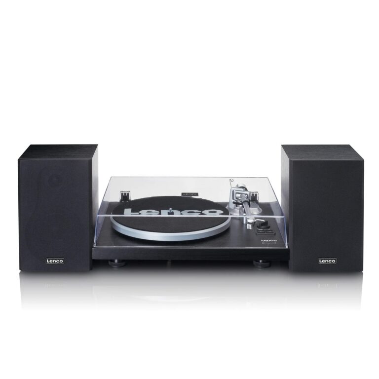Hi-Fi vinüülplaadimängija väliste kõlaritega Lenco LS500BK must - Pilt 6