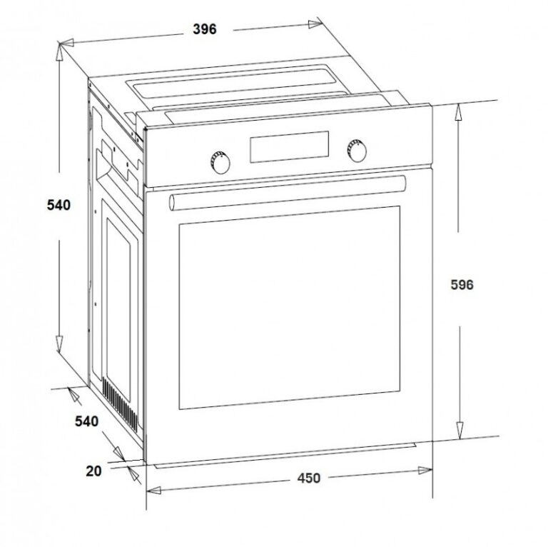 Integreeritav ahi Schlosser OE555DTG - Pilt 3