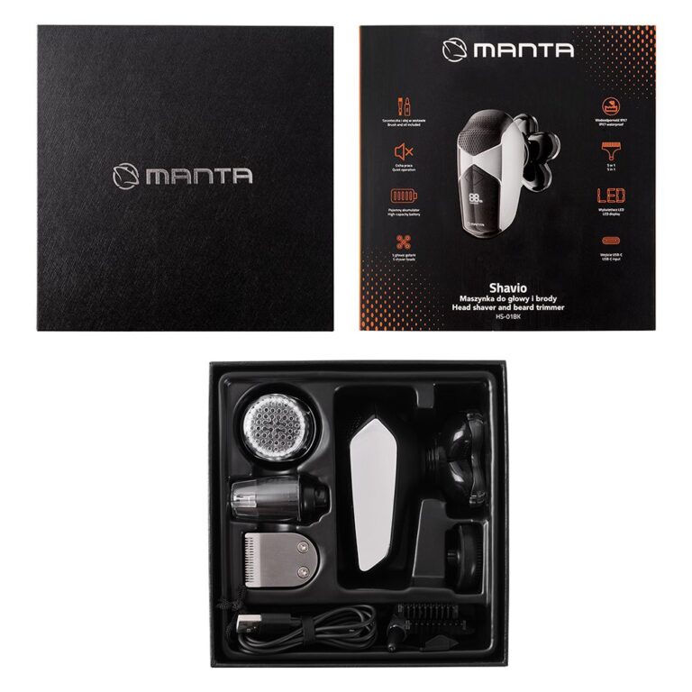 Pardel Manta SHAVIO HS01BK, must - Pilt 10