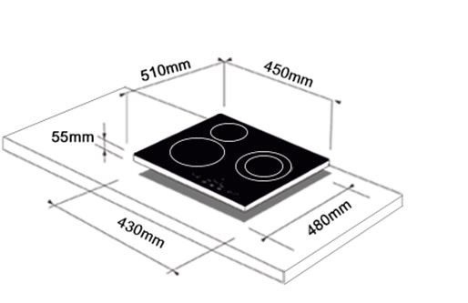 Keraamiline pliidiplaat Starkke PR403B1 - Pilt 2