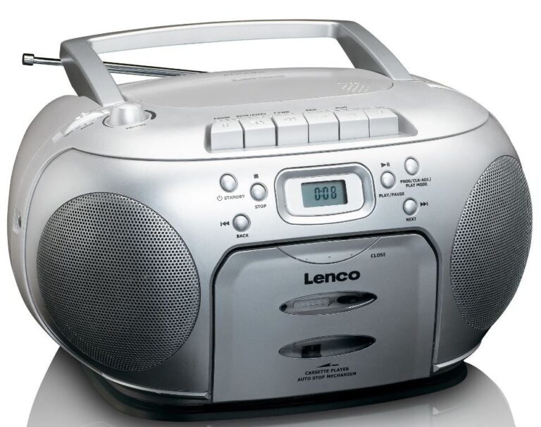 CD-raadio kassetimängijaga Lenco SCD420SI, hõbedane - Pilt 2