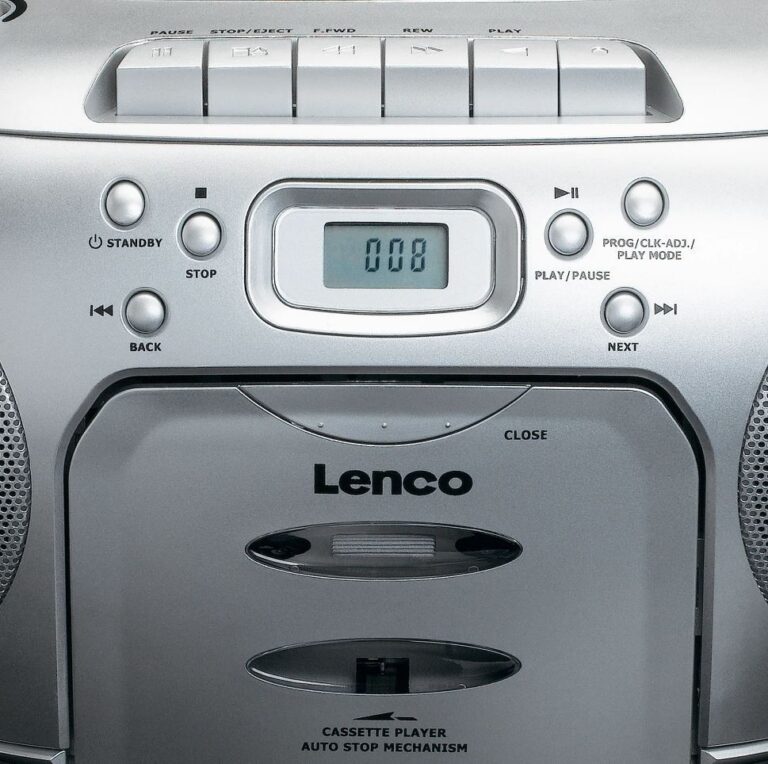 CD-raadio kassetimängijaga Lenco SCD420SI, hõbedane - Pilt 3