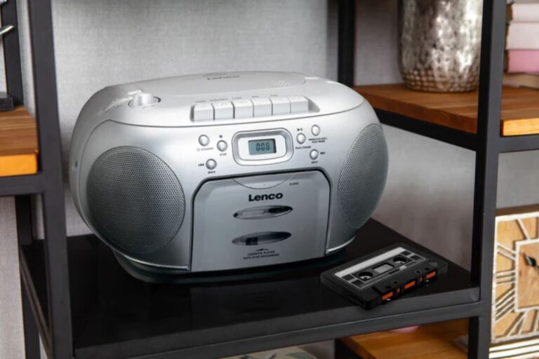 CD-raadio kassetimängijaga Lenco SCD420SI, hõbedane - Pilt 4