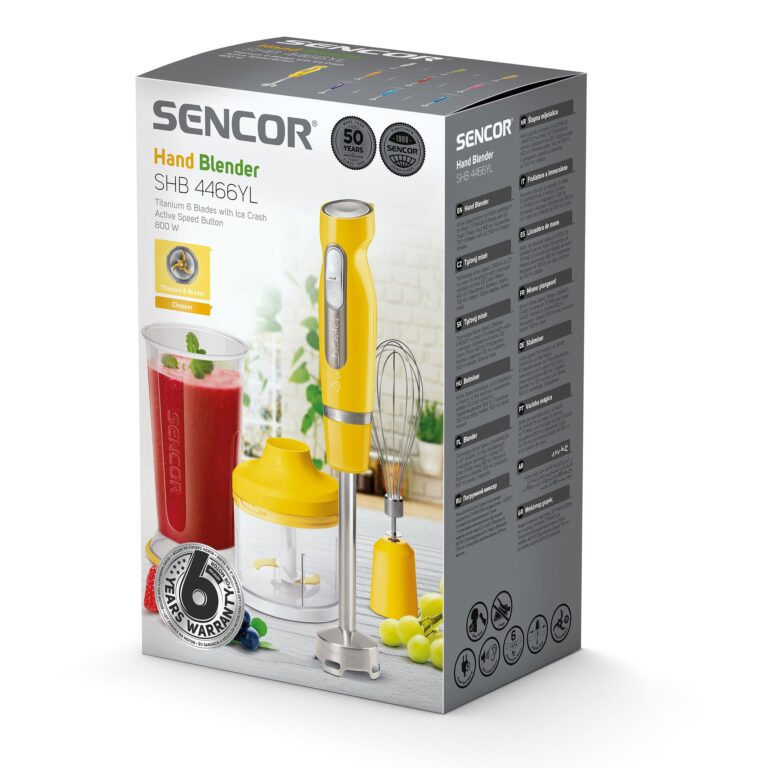 Saumikser Sencor SHB4466YLEUE3, kollane - Pilt 6