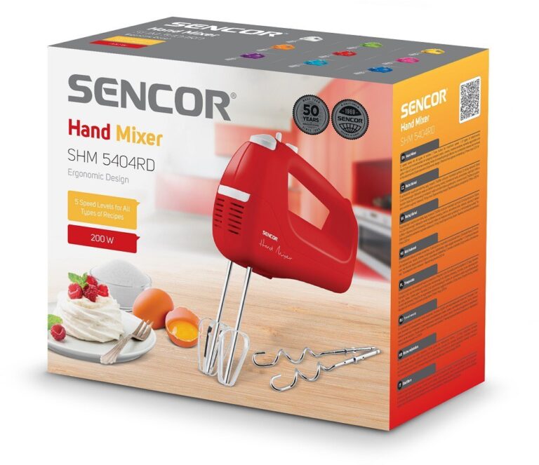 Mikser Sencor SHM5404RD, punane - Pilt 3