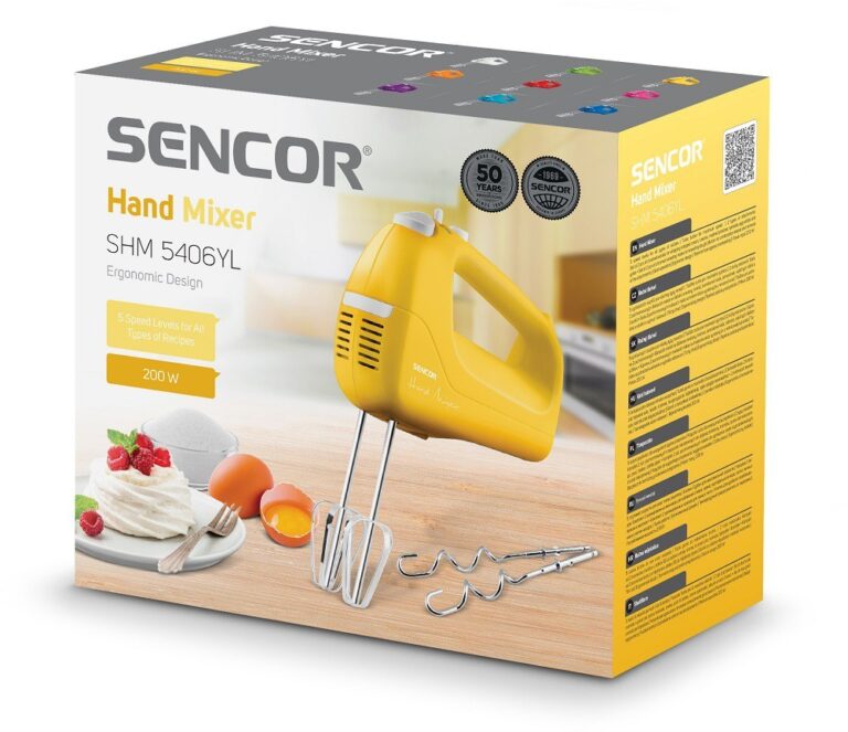 Mikser Sencor SHM5406YL, kollane - Pilt 3