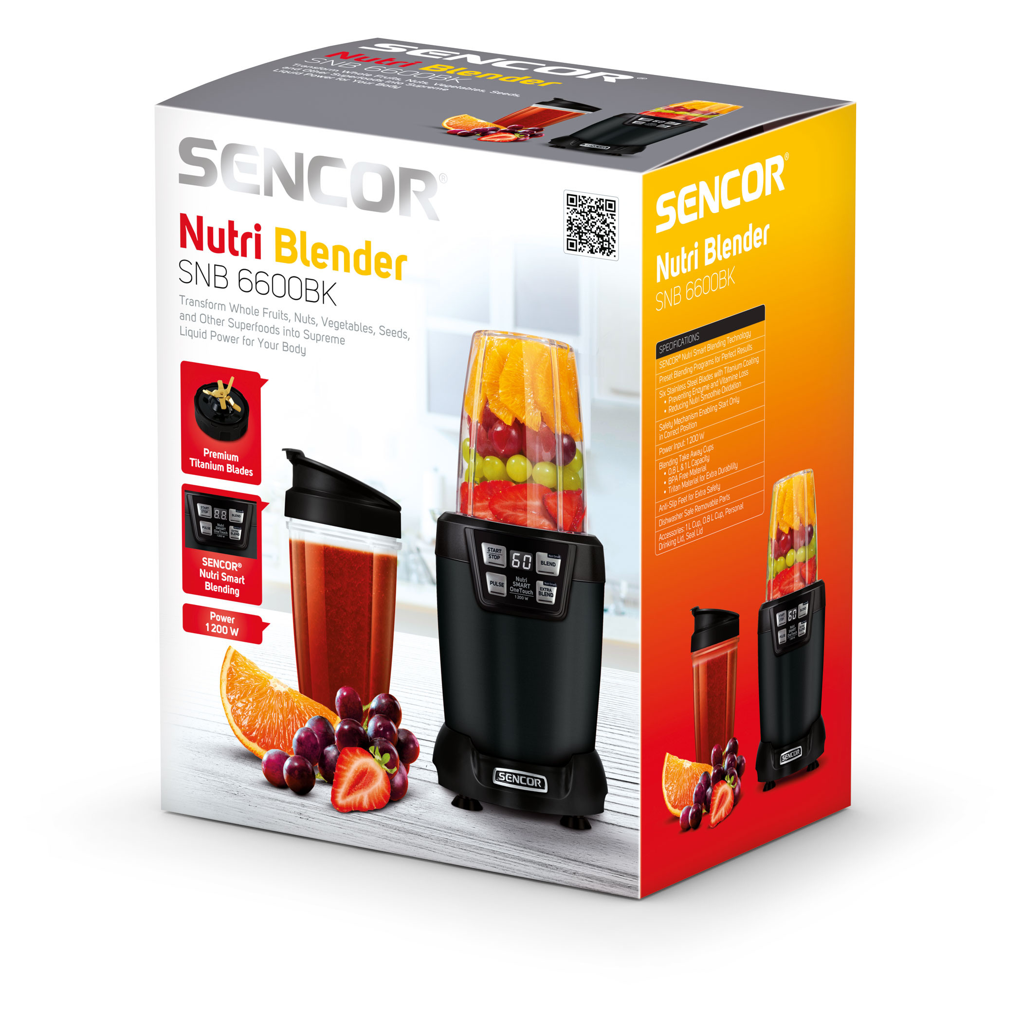 Nutri-blender Sencor SNB6600BK - Pilt 6