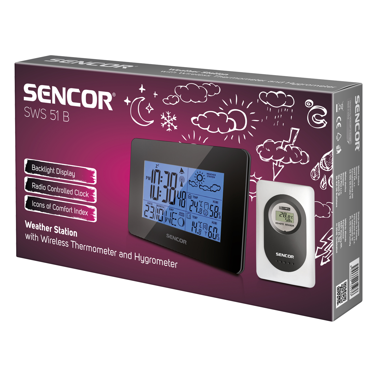 Ilmajaam Sencor SWS51B, must