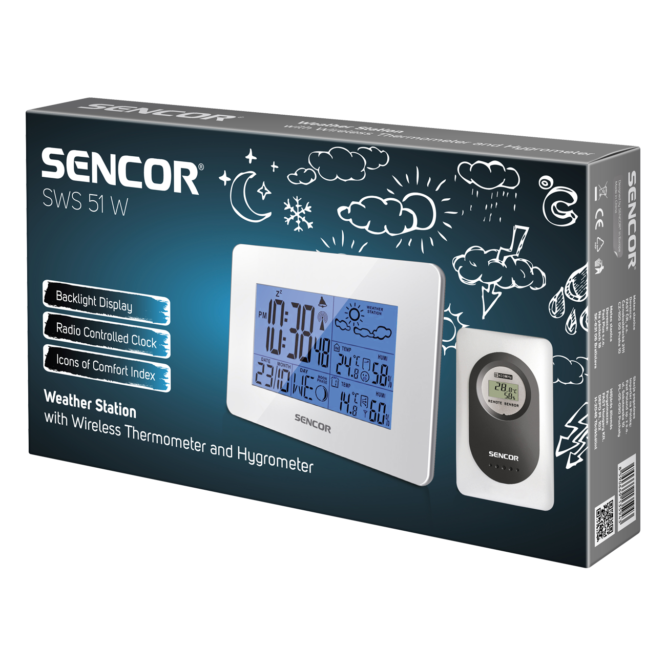 Ilmajaam Sencor SWS51W, valge