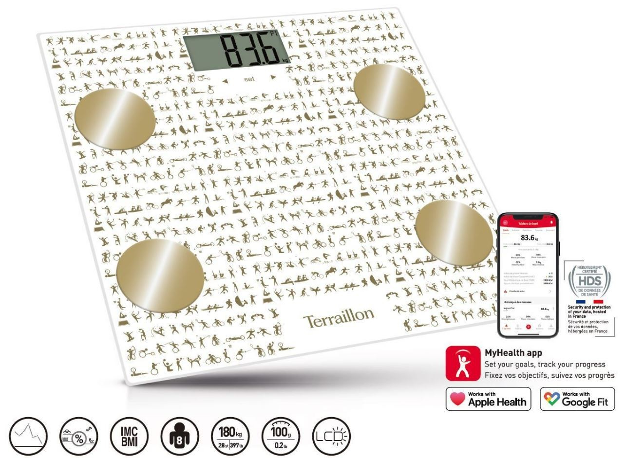 Analüüskaal Body Athlete Connect - Pilt 2