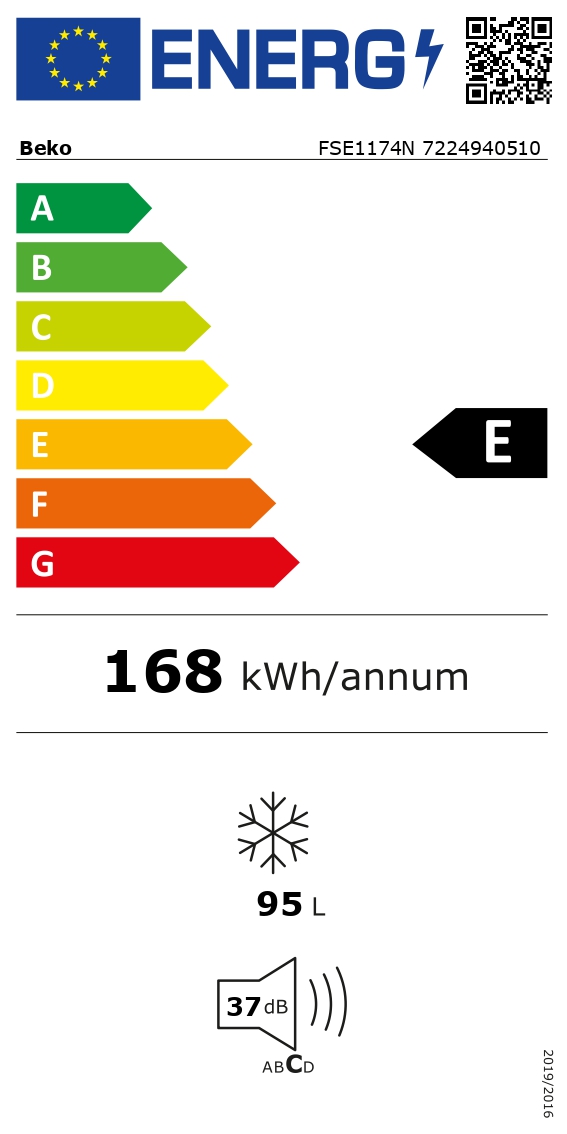 Sügavkülmik Beko FSE1174N - Pilt 5
