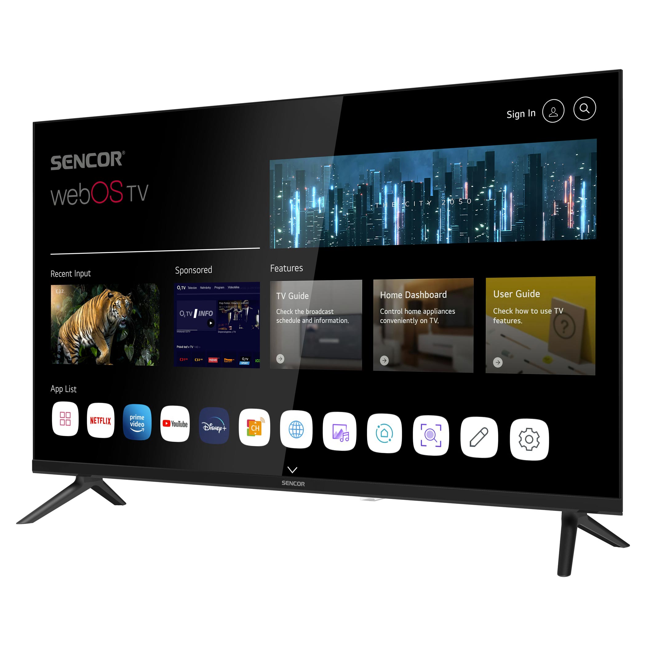 LED-teler 32" Sencor SLE32S803B - Pilt 2