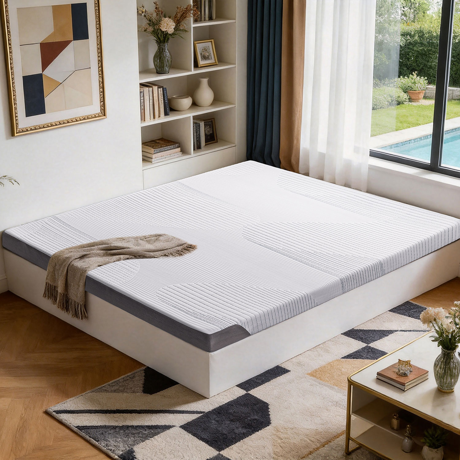 Kattemadrats HARMONY MEMORY COOL 160x200xH8cm, rullpakendis - Pilt 8