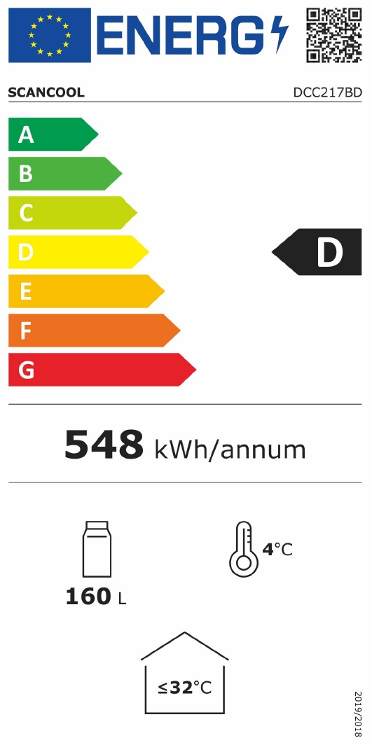 Vitriinkülmik Scandomestic DCC217BD - Pilt 3