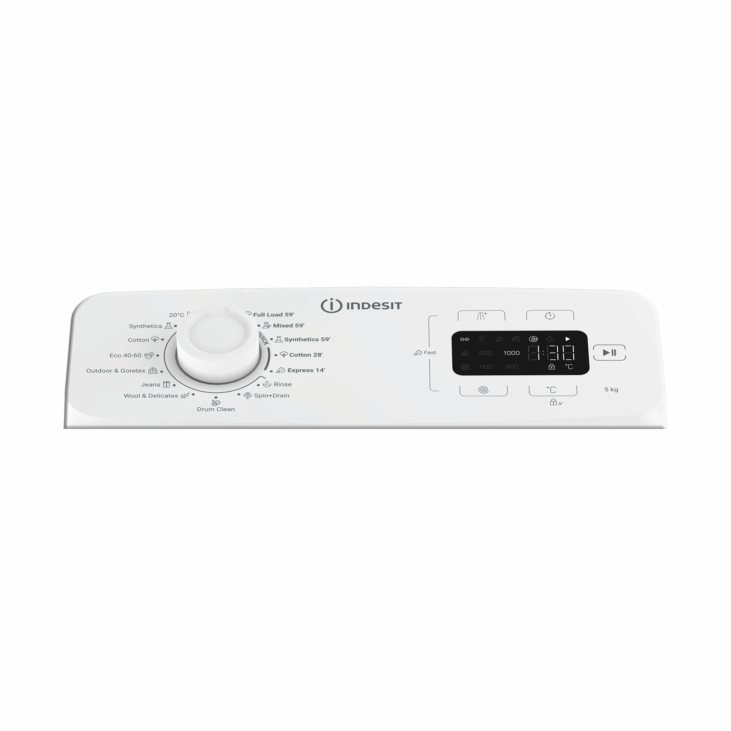 Pealtlaetav pesumasin Indesit TI512EMTEE - Pilt 3