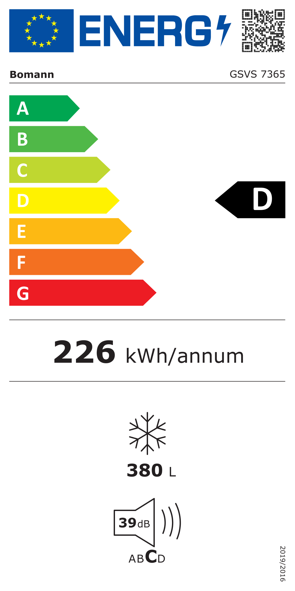 Sügavkülmik Bomann GSVS7365W - Pilt 7