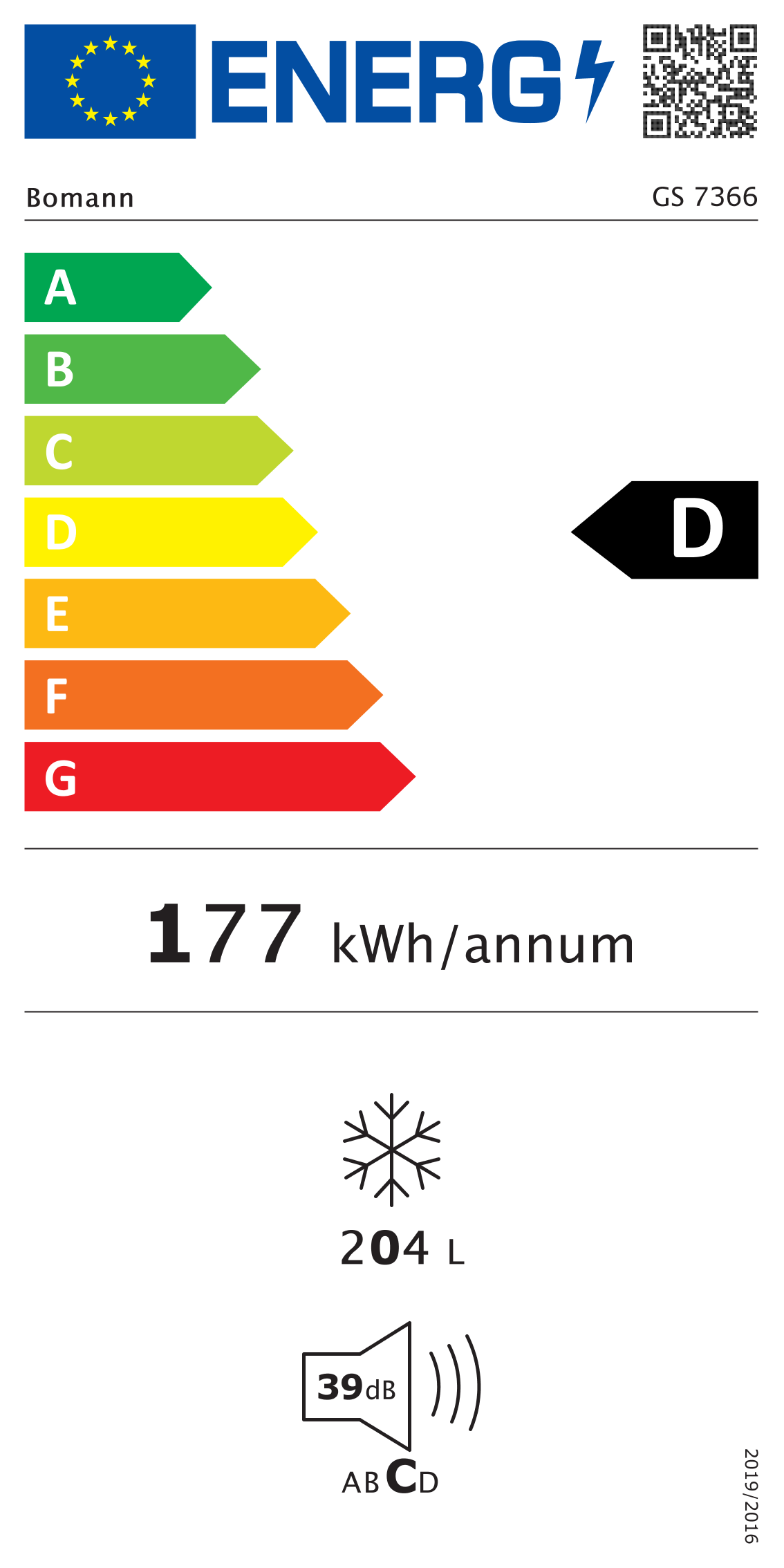 Sügavkülmik Bomann GS7366W - Pilt 6