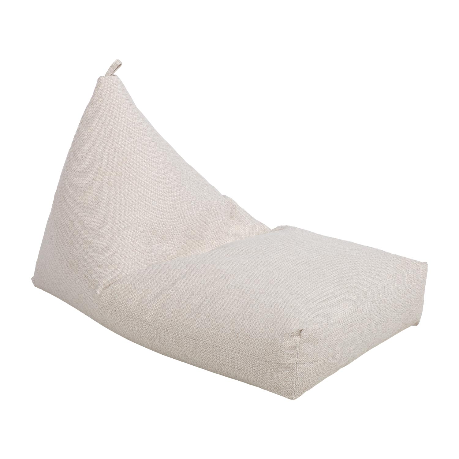 Kott-tool NOELLE 130x80x20/70cm, valge, 100% polüester, kangas 057