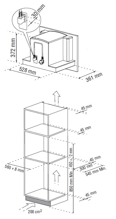 Integreeritav espressomasin De Dietrich DKD4810H - Pilt 7