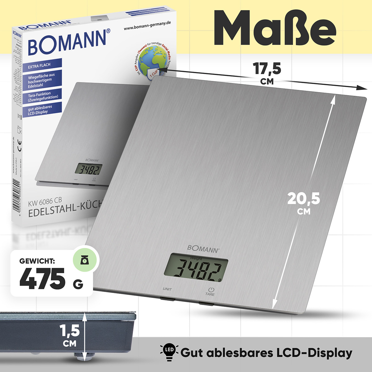 Köögikaal Bomann KW6086CB - Pilt 4