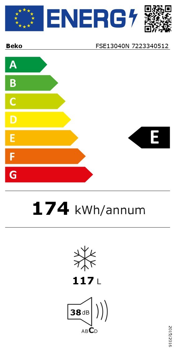 Sügavkülmik Beko FSE13040N - Pilt 3