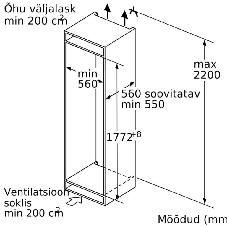 Integreeritav sügavkülmik Bosch GIN81VEE0 - Pilt 5
