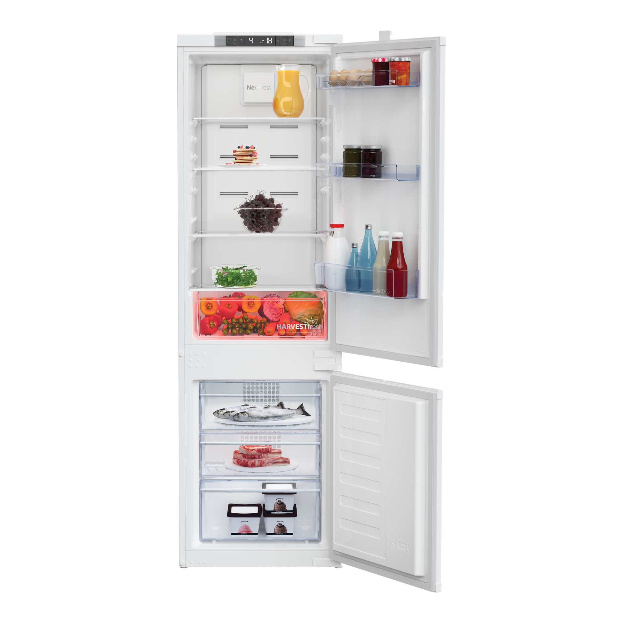 Integreeritav külmik Beko BCNA254E43SN - Pilt 3