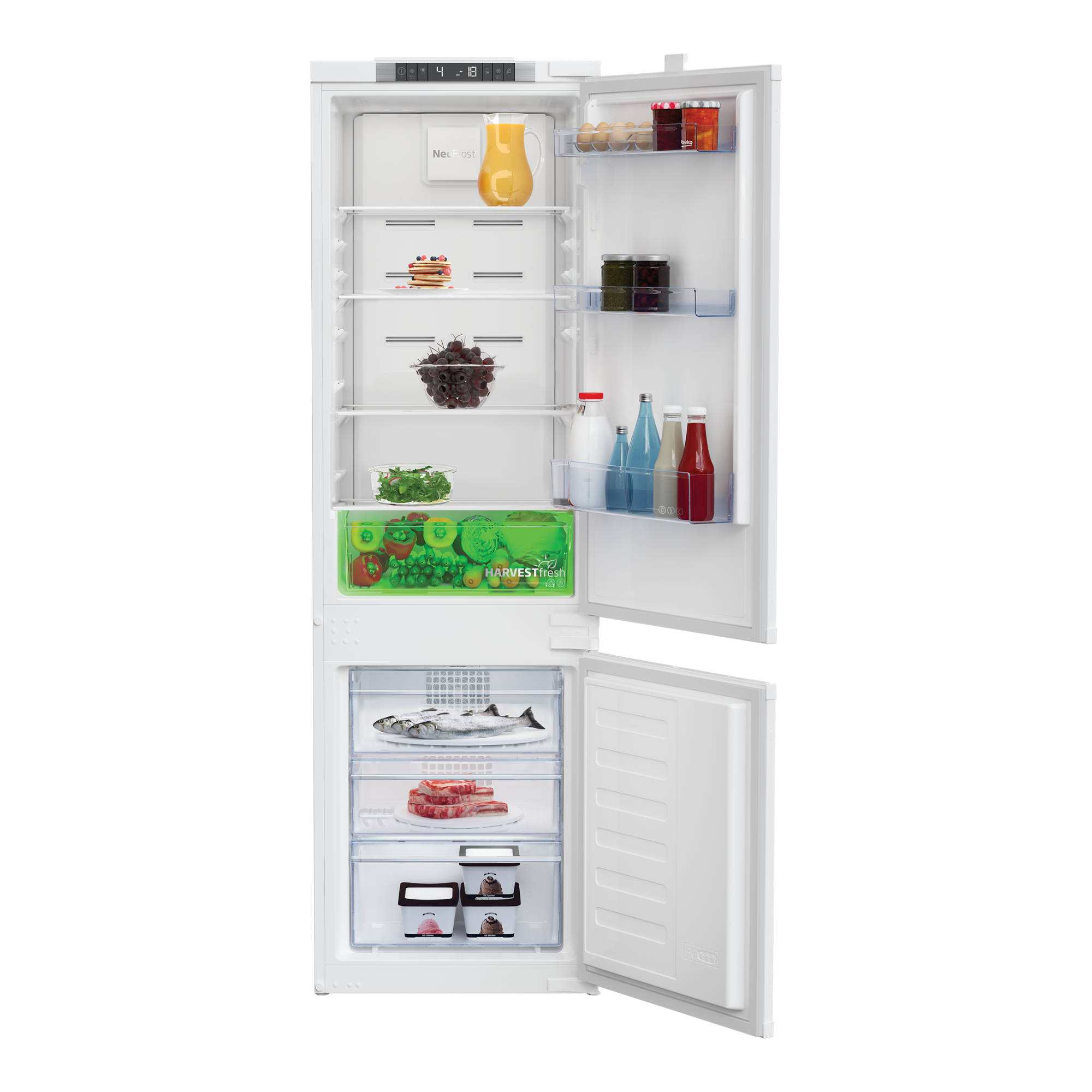 Integreeritav külmik Beko BCNA254E43SN - Pilt 2