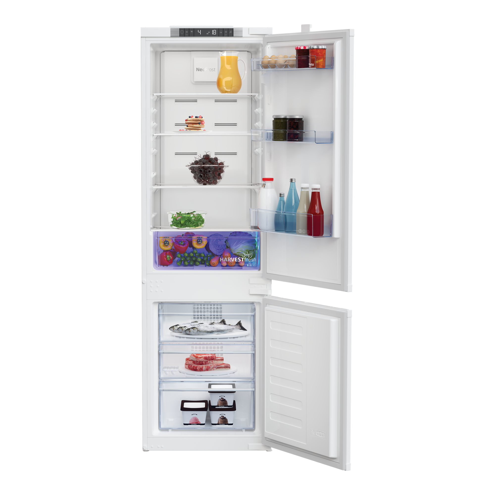 Integreeritav külmik Beko BCNA254E43SN