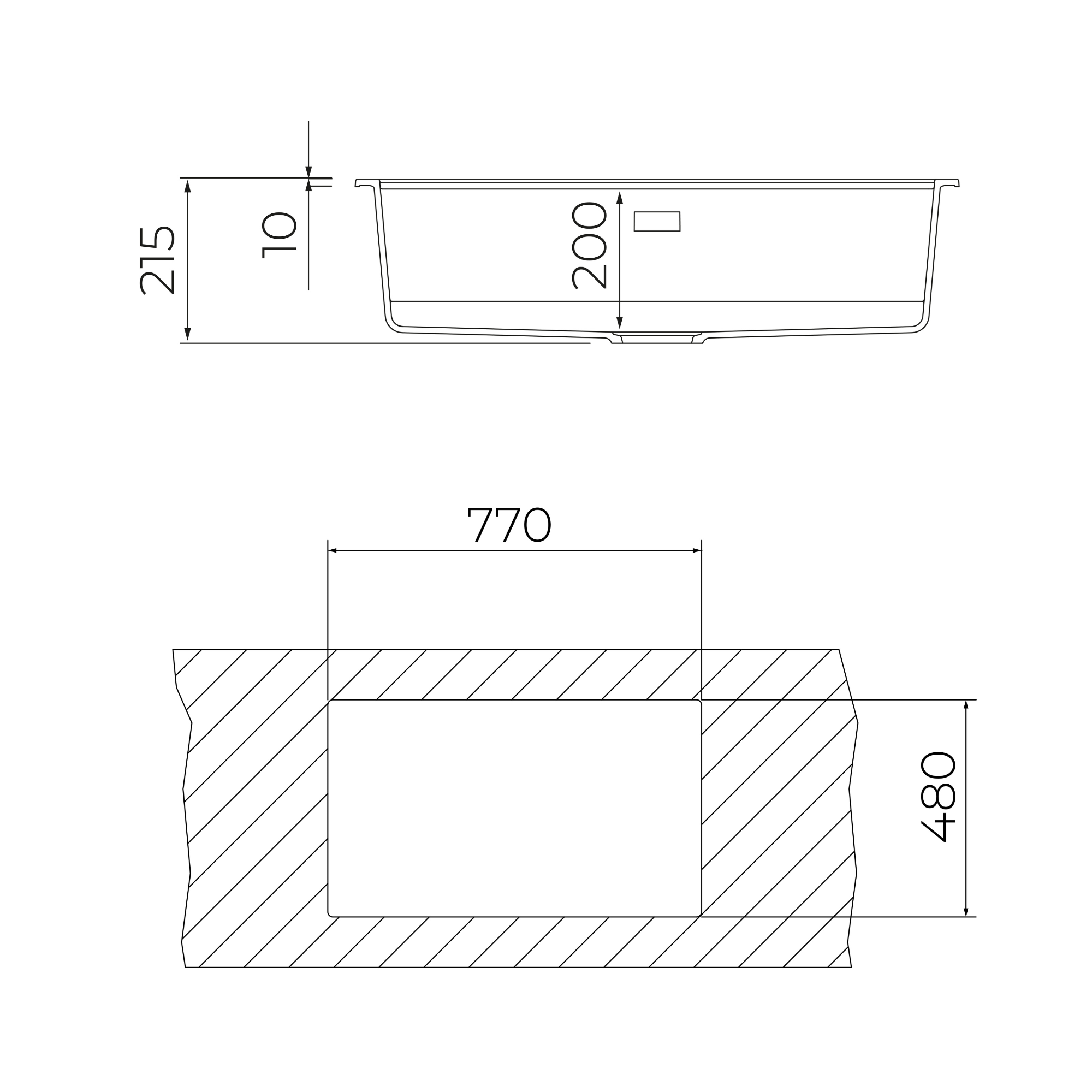 Valamu Teka Nova 80 WS-TG 1B must - Pilt 10