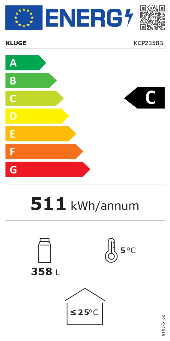 Vitriinkülmik Kluge KCP2358B - Pilt 4