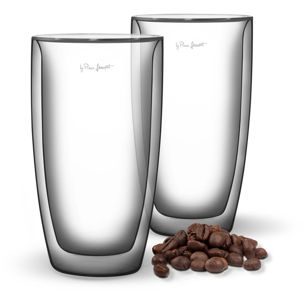 Boorsilikaadist latte klaasid 2x380ml Vaso Lamart LT9011 - Pilt 2