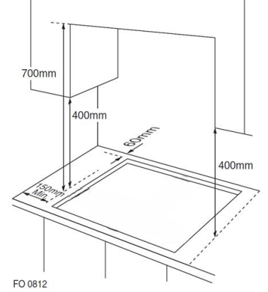 Gaasiplaat Schlosser PGH452FFDMB matt must - Pilt 3