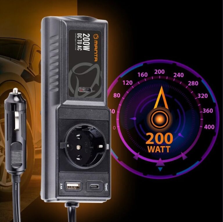 Vooluinverter 200 W Manta MPI200C - Pilt 4