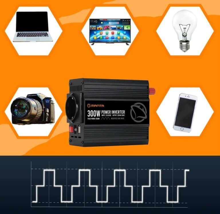 Vooluinverter 300 W Manta MPI300M - Pilt 4
