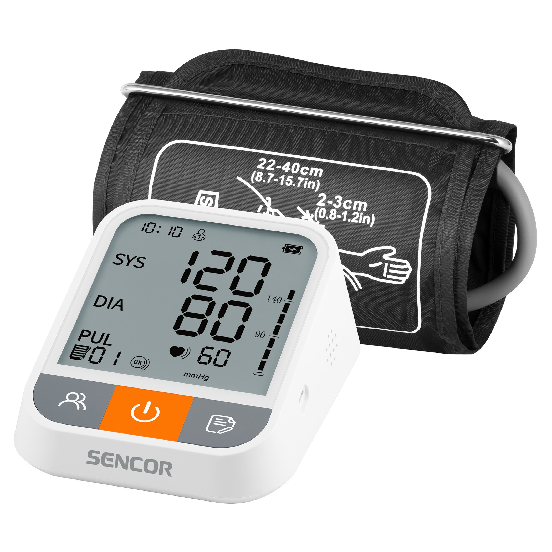 Vererõhumõõtja Sencor SBP1500WH, Bluetooth + WiFi - Pilt 3