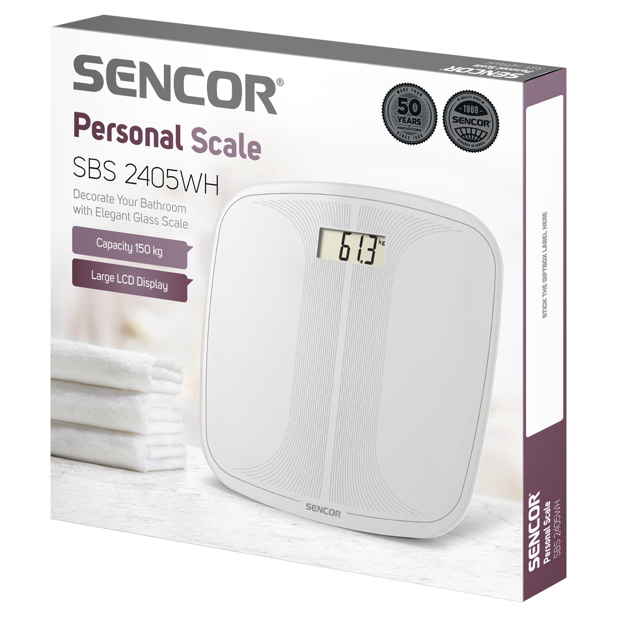 Kaal Sencor SBS2405WH, valge - Pilt 2