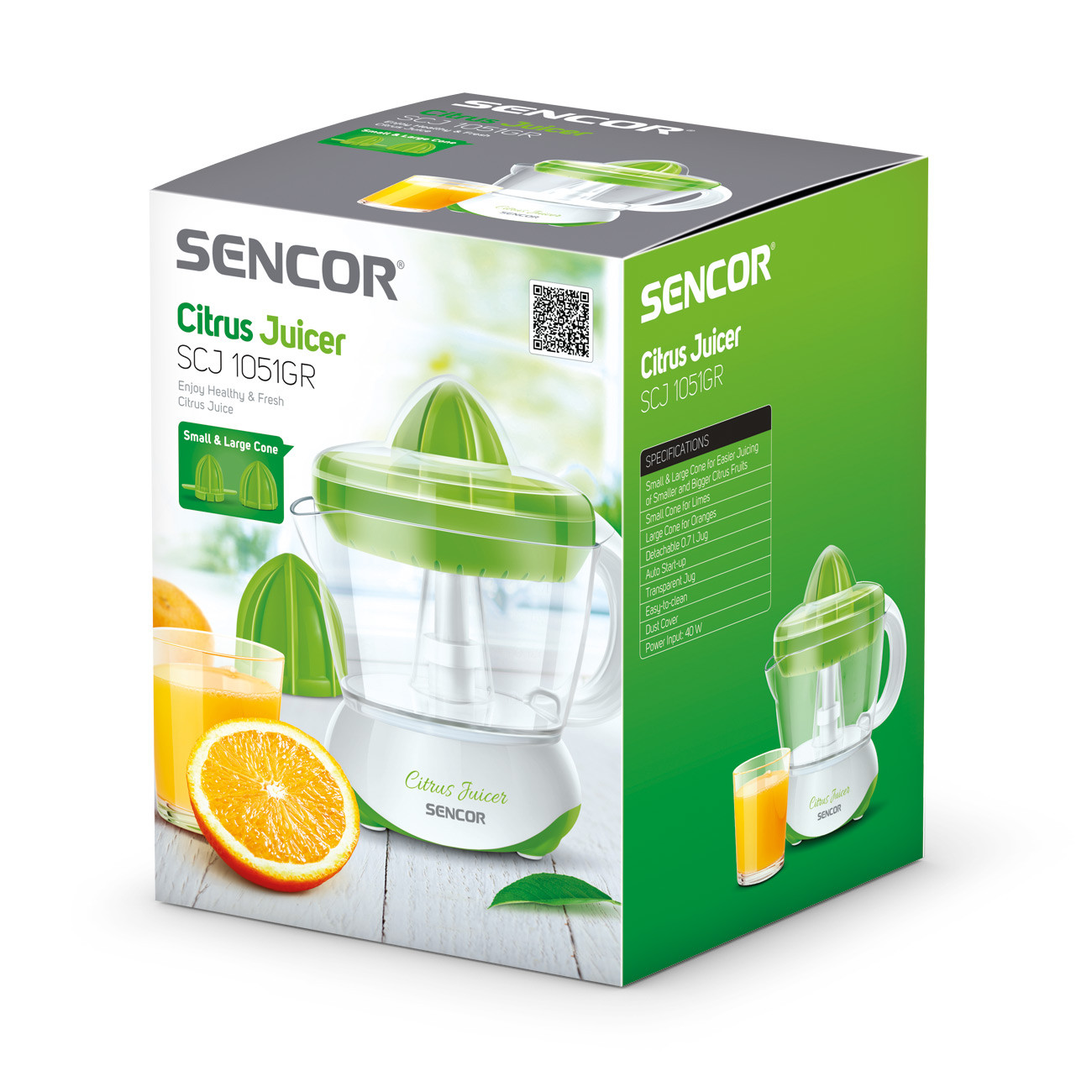 Tsitrusepress Sencor SCJ1051GR roheline - Pilt 5