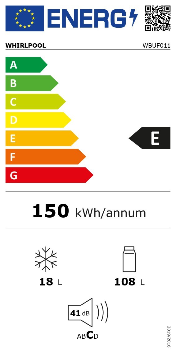 Integreeritav külmik Whirlpool WBUF011 - Pilt 6